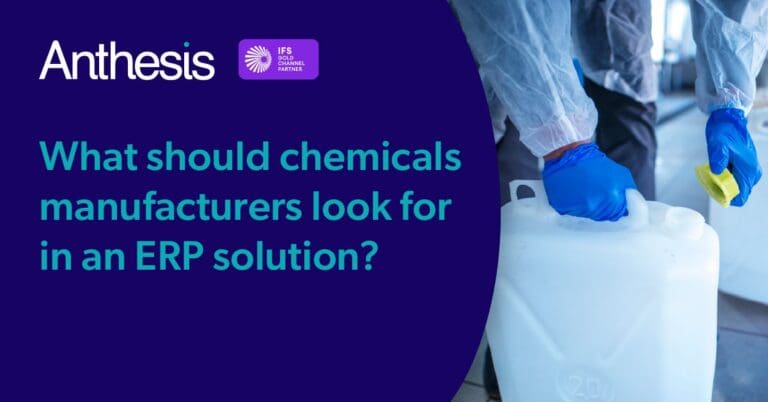 What should chemicals manufacturers look for in an ERP solution? 17 11983 IFS Chemicals Blog Image 1200px Wide V2 1