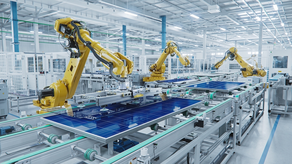 Large, Production, Line, Industrial manufacturing, robot, robotics