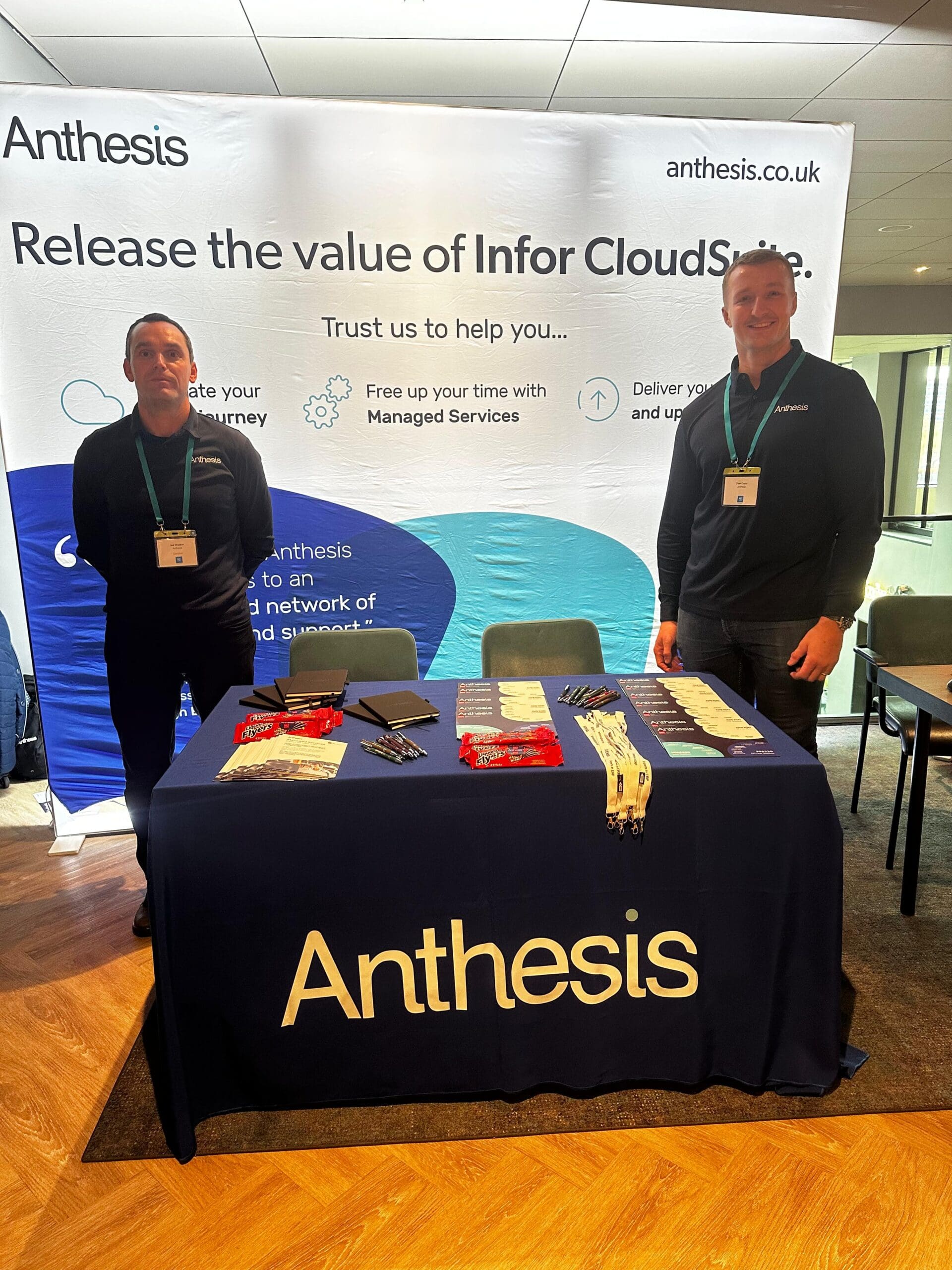 Joe Walker and Sam Cross at M3UA Benelux