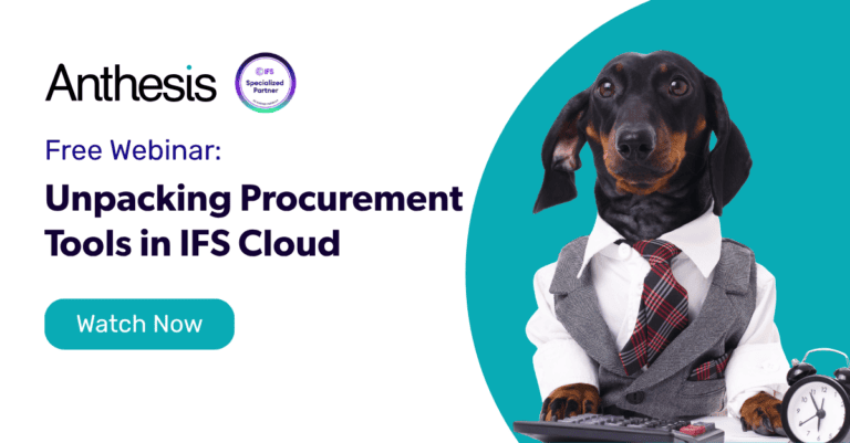 Free Webinar: Unpacking Procurement Tools in IFS Cloud